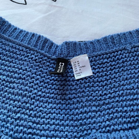 H&M Blue Knit Cardigan Sweater - Picture 5 of 7